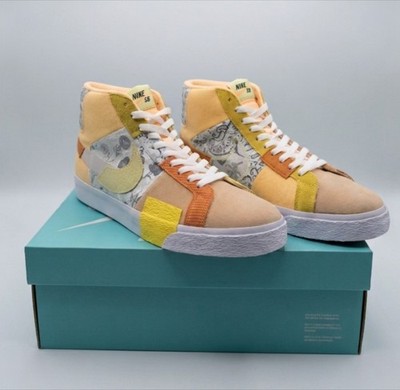 Nike SB Zoom Blazer Mid Premium Paisley Pack Melon Tint Gr. 47.5 US 13 Neu