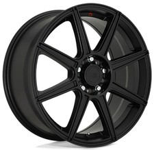 Alloy Wheels 15" Motegi Racing CS8 Black Matt For Daewoo Racer II 95-97