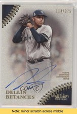 2018 Topps Tier One Prime Performers /275 Dellin Betances #PPA-DBE Auto READ 6fs