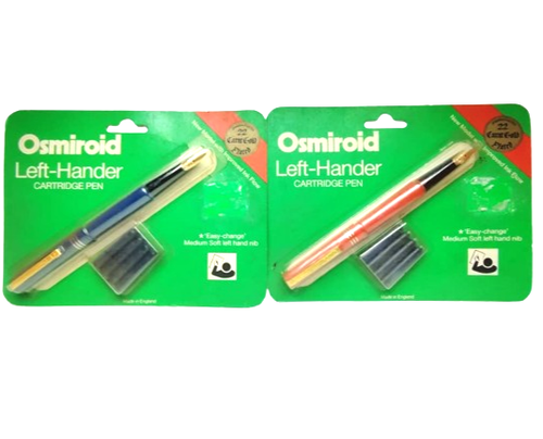 OSMIROID Linkshänder Patronen Stift - Medium Soft 22 Karat Goldfeder SELTEN TOP - Bild 1 von 13