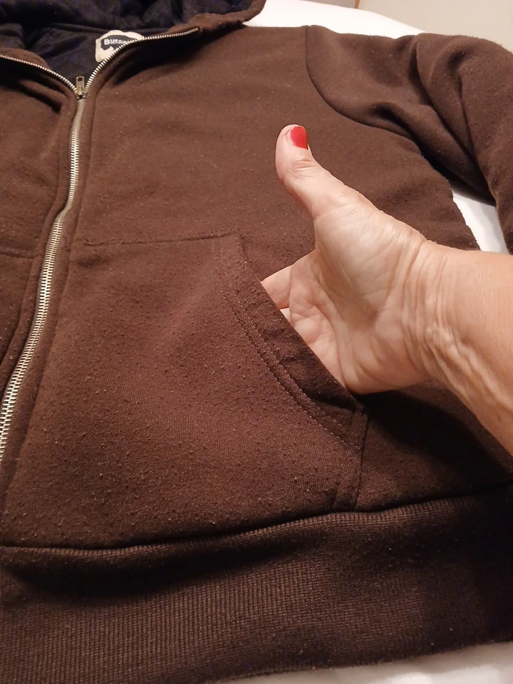 Sudadera con Capucha Ligera Transpirable Exterior Buffalo Para Hombre Talla L Chaqueta Top Foto 4 de 4