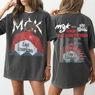 MGK Lost Americana Tour Shirt – Machine Gun Kelly Wiz Khalifa