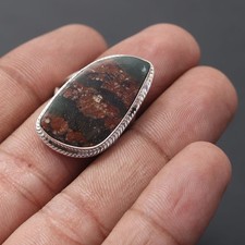 Chrysoprase Gemstone 925 Sterling Silver Handmade Ring Jewelry Gift For Wie