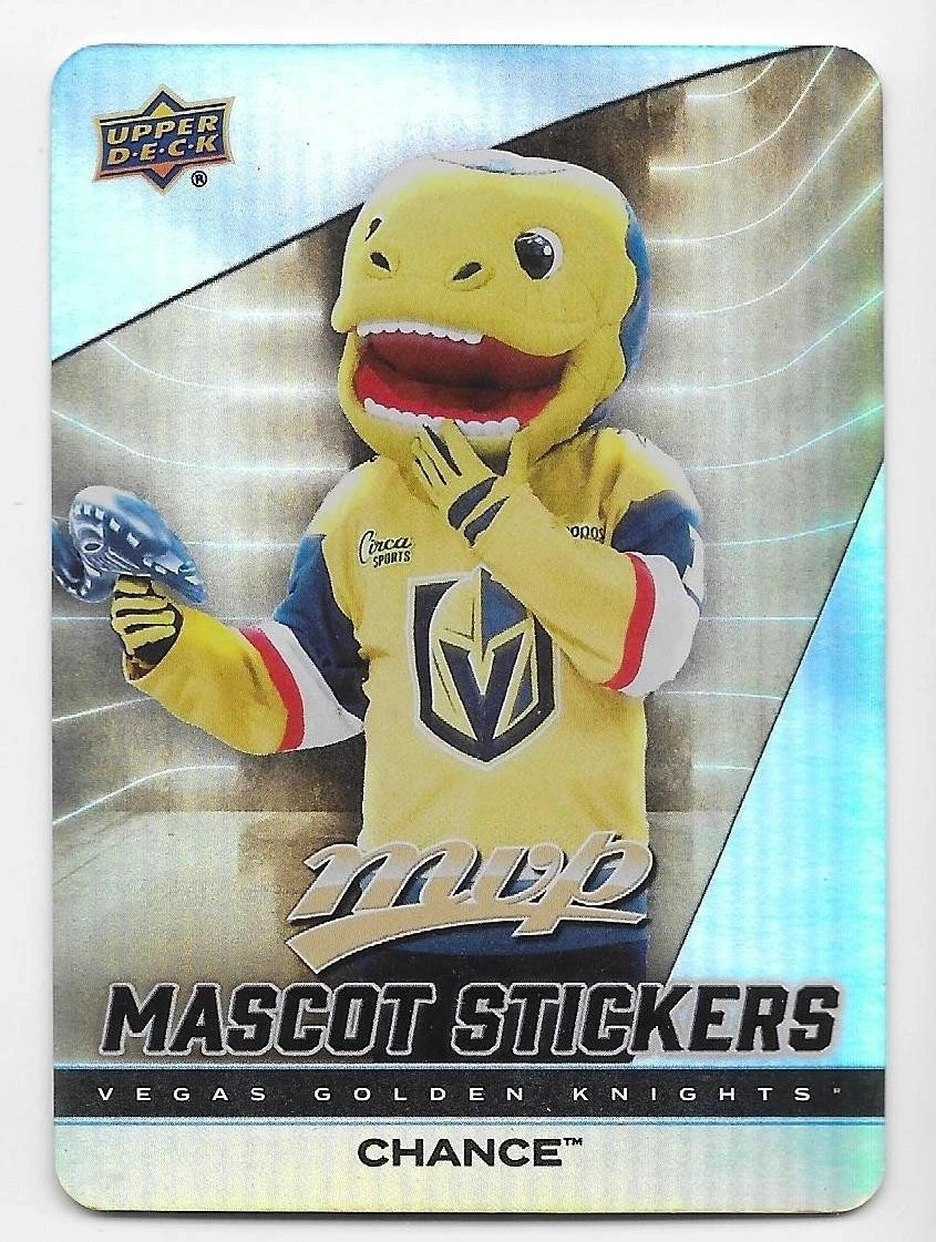 25/26 2025 UPPER DECK MVP HOCKEY MASCOT STICKERS CARDS MS-XX U