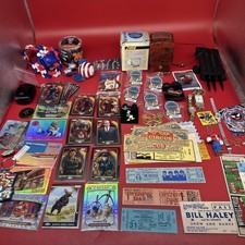 Lot Of Mixed Items #2 Disney Pins, Watches Helbros, Deadpool Cards, Etc