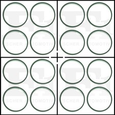 4x ORIGINAL® Fa1 Dichtung, Ansaugkrümmer für VW GOLF IV UP! GOLF V POLO VI