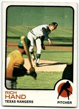 1973 Topps Rich Hand Texas Rangers #398