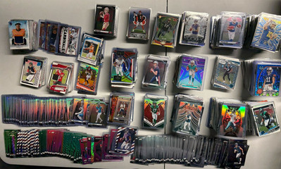 NFL Football 50 Card Lot $5 PYT - Base Rookie RC Stars Vets Insert Prizm # d etc