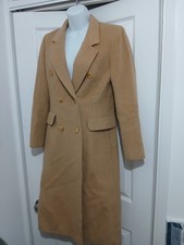Vintage Mansfield Wool and Cashmere Coat Size 10 Made In England