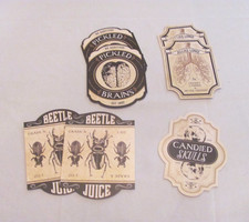 NEW UNUSED LOT OF 7 HALLOWEEN DIE CUT STICKERS