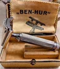 RARE. 1930s French Ben Hur Silver Slant Safet...