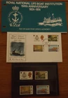 Isle of Man - R.N.L.I. 150th Year - 4 March 1974 - FDC + Presentation Set