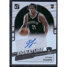 2021-22 Donruss #SS-DRS Day'Ron Sharpe Signature Series Rookie Autograph Nets
