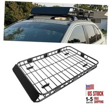 59" x 39" x 5.1" Universal Adjustable Roof Rack Cargo Carrier 67" x 39" x 5.1