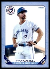 2026 Ryan Casteel Choice Minor League Rookie Card Dunedin Blue Jays. rookie card picture