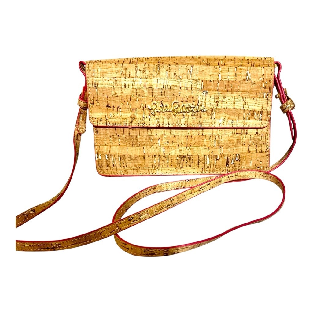 Lilly Pulitzer Madigan Cork Crossbody Clutch bag small