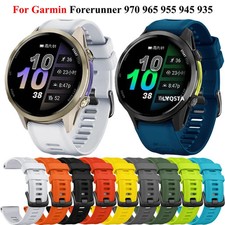 22mm Silicone Strap for Garmin Forerunner 970 965 955 Solar 945 935 Sports Band
