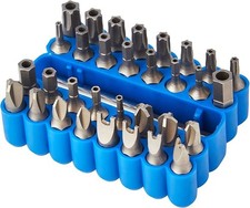 Draper 33 Piece Security Bit Set | 1/4" Metric Screwdriver Kit | 25mm Precision 