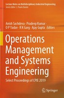 Anish Sachdeva (U. A.) | Operations Management And Systems Engineering | Buch