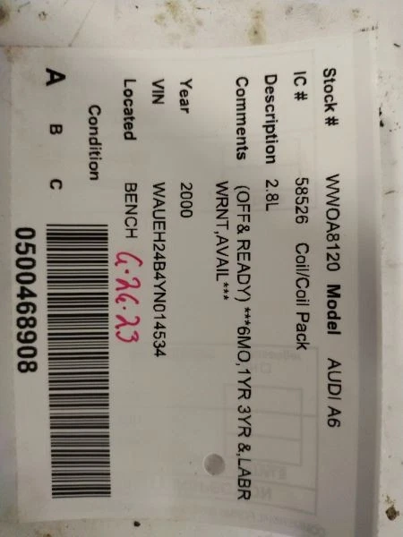 Bobina/encendedor compatible con 98-05 PASSAT 1731126 Foto 2 de 2