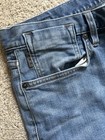 John Varvatos Men's Blue Jeans Size 33x28, Slim Fit, Stretch, Faded Denim — photo 6