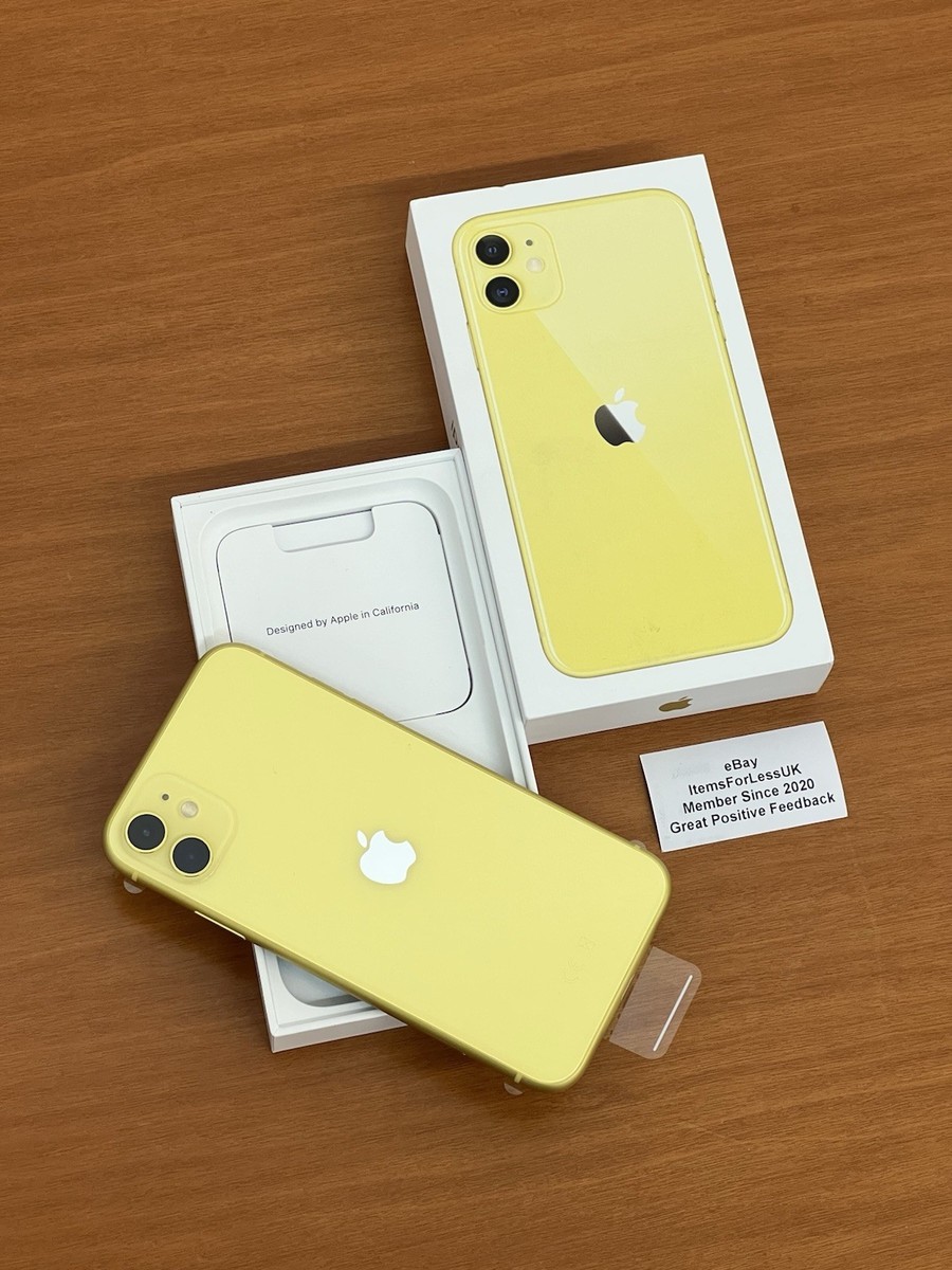 NEW BOXED Apple iPhone 11 64GB Yellow 4G Unlocked 100