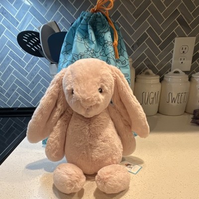 Jellycat Bashful Bunny Pink Medium Plush Stuffed Animal 14-24 in