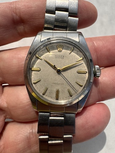 Rolex Oyster Precision Ref 6422 Not Working For Parts