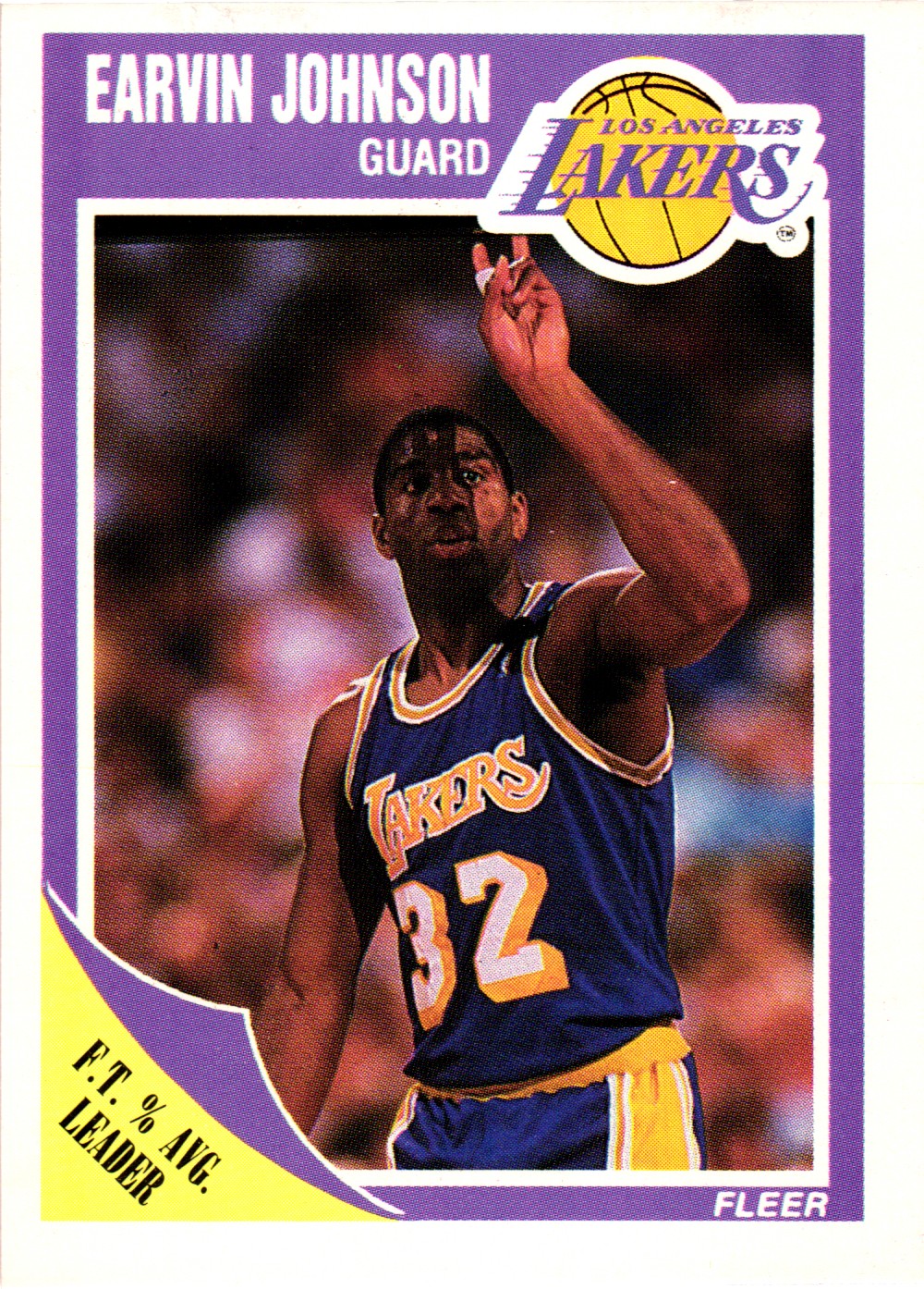 1989-90 Fleer #77 Earvin Johnson