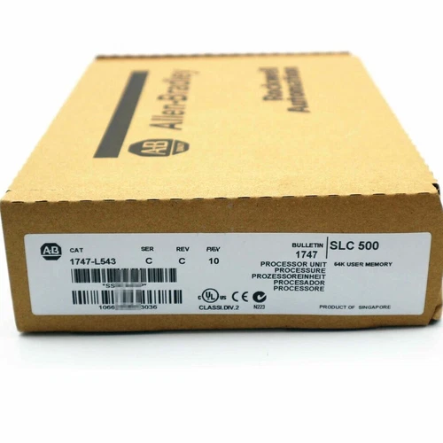 New Sealed AB 1747-L543 SER C SLC 500 CPU Processor Unit Module 1747L543 - Picture 2 of 3