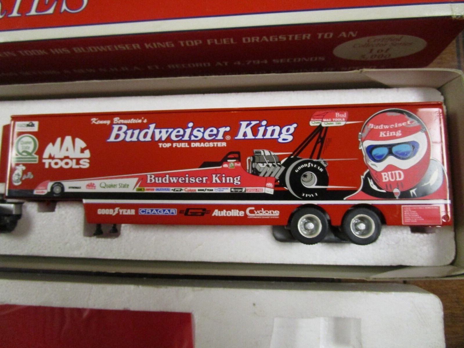 Action Budweiser King Kenny Bernstein 301 diecast semi 164 new eBay