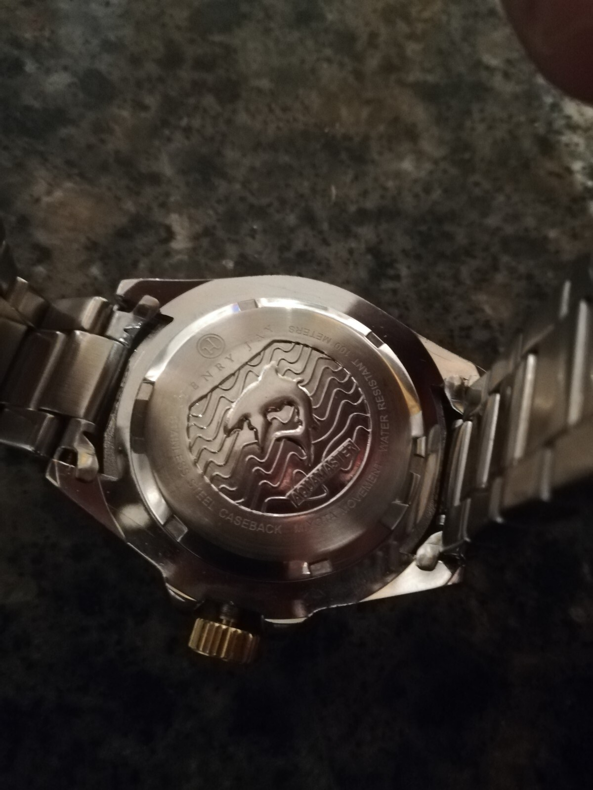 Henry Jay Aquamaster Mens 100m Dive Watch eBay