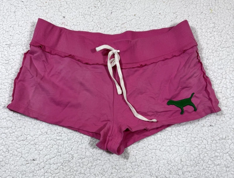 victoria-secret-vs vintage y2k spell out athletic shorts