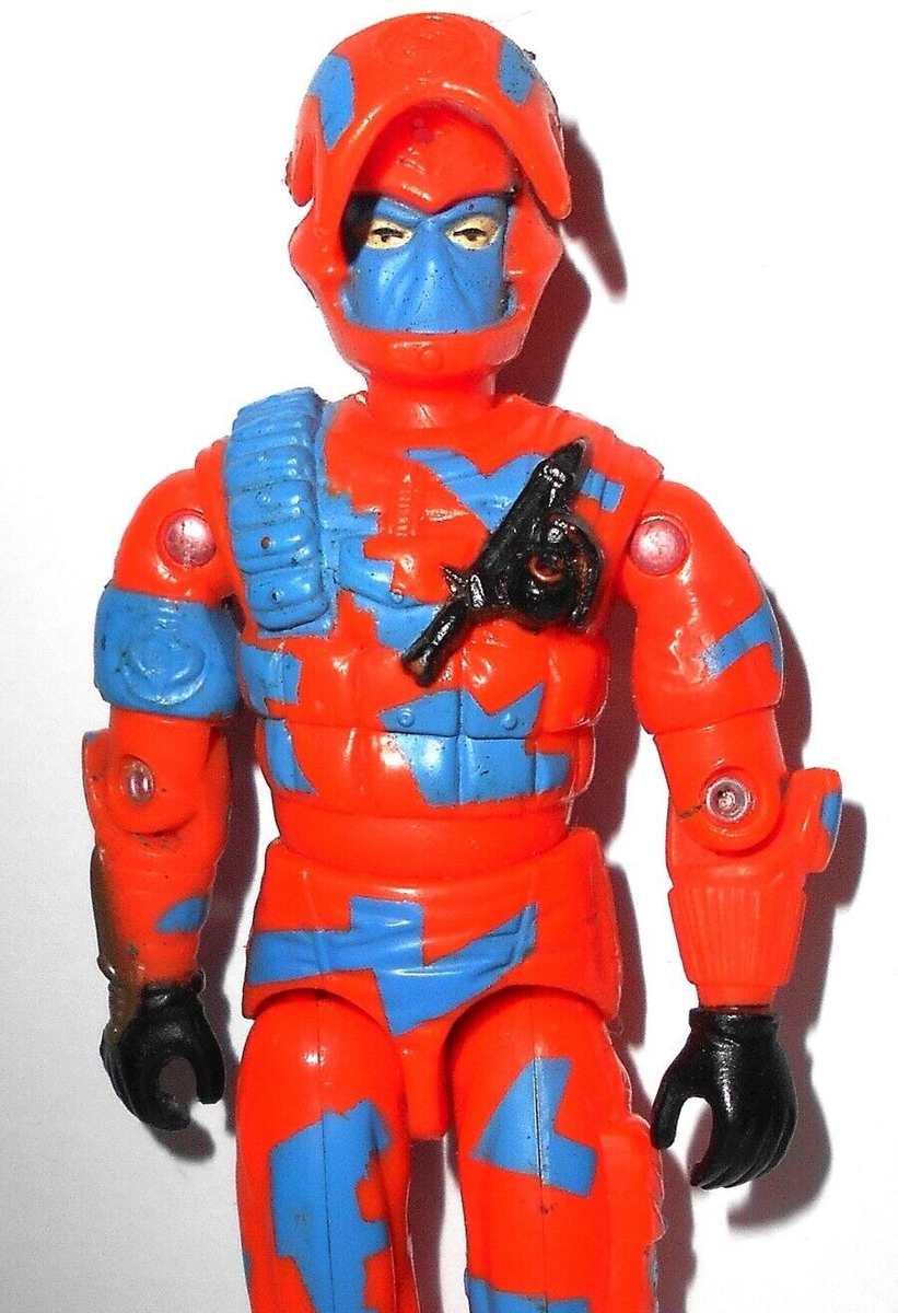 GI JOE vintage 1989 COBRA ALLEY VIPER with Visor head shield gijoe