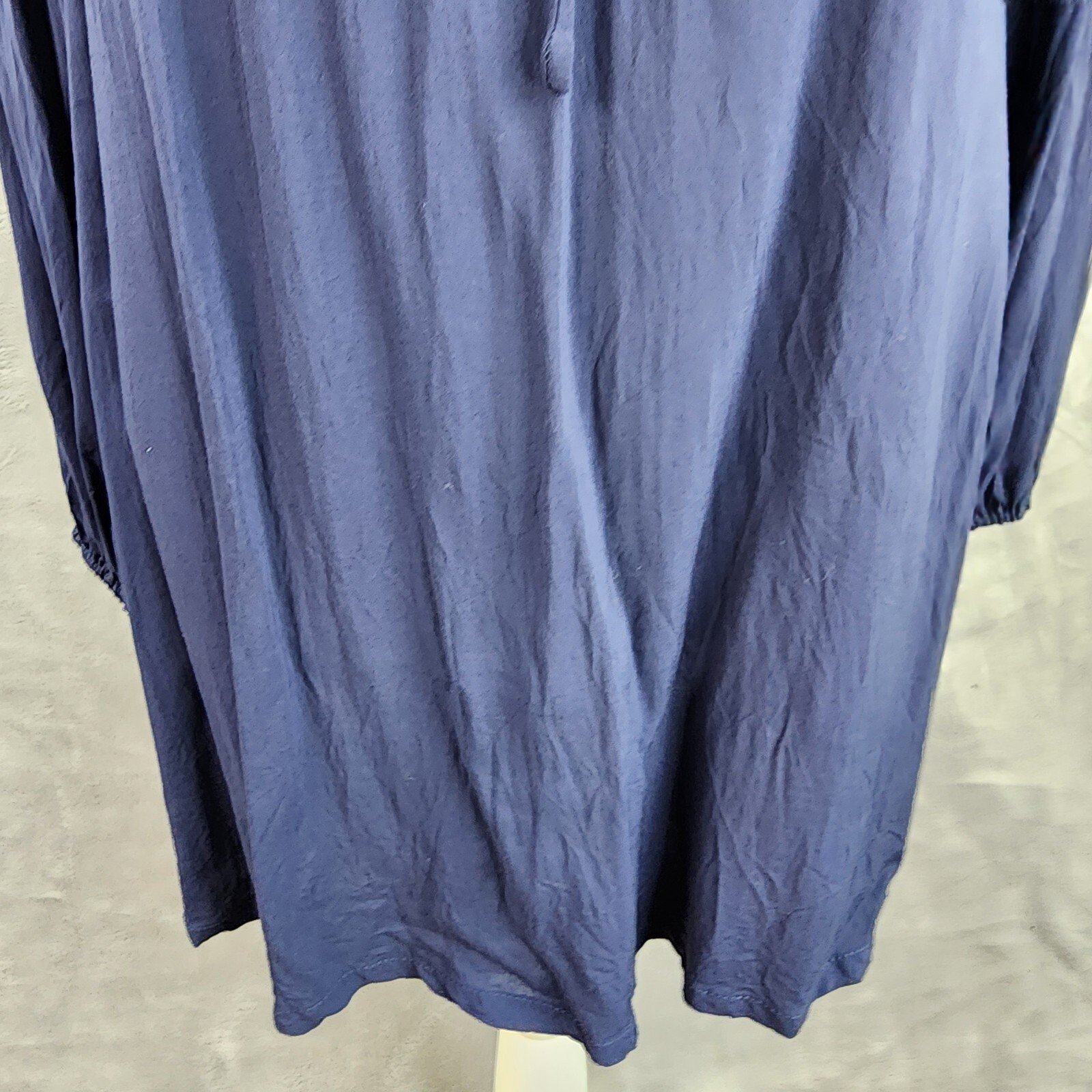 Anthropologie ELAN Shirt Dress Women’s Small Blue Chambray Lightweight Tie-Front