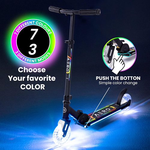 Aero 2 Wheel Kick Scooter for Kids Ages 5-7 or 5-8 or 6-10 or 6-12 with Dynamic - Picture 2 of 12