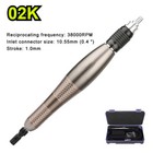 02K Turbo Pneumatic Ultrasonic Grinder 38000RPM Air File Engraving Grinding Tool