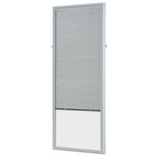 ODL Door Blinds 66.75"Hx24.75"Wx2"D Enclosed Aluminum Cordless Slide White