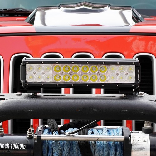 Barra de luz de trabajo LED de 12 pulgadas 72 W AUXBEAM HAZ COMBINADO PARA Ford 2017-2022 Super Duty - Imagen 10 de 12