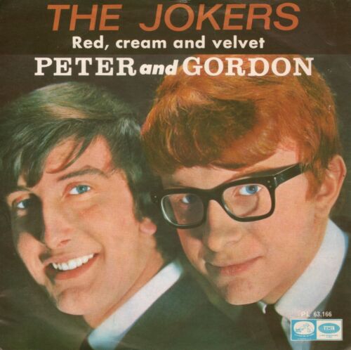 Peter &amp; Gordon The Jokers /Red, Cream &amp; Velvet Spain 45 W/Picture Sleeve PROMO