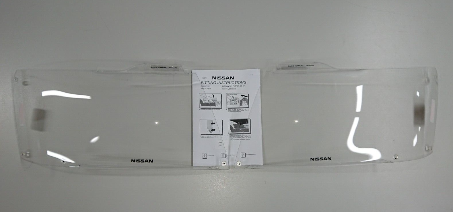 New genuine GU Nissan Patrol headlight protectors Y61 series 4 on eBay