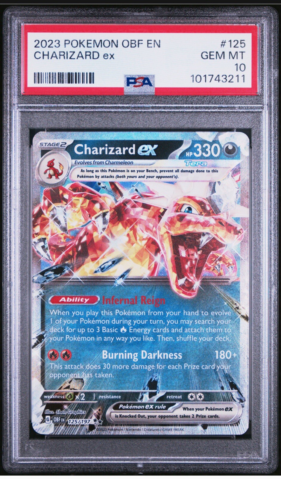 2023 ポケモンカード リザードン #201 GEM MT 10