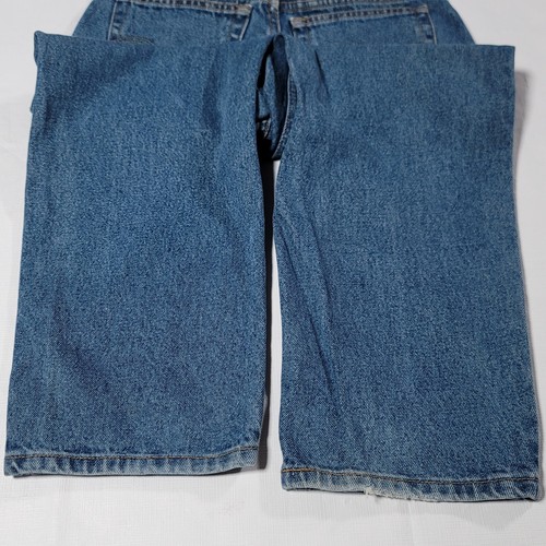 Levi Jeans Sz 9 Husky Relaxed Fit 550 Straight Red Tab Denim Youth Blue - Picture 8 of 16
