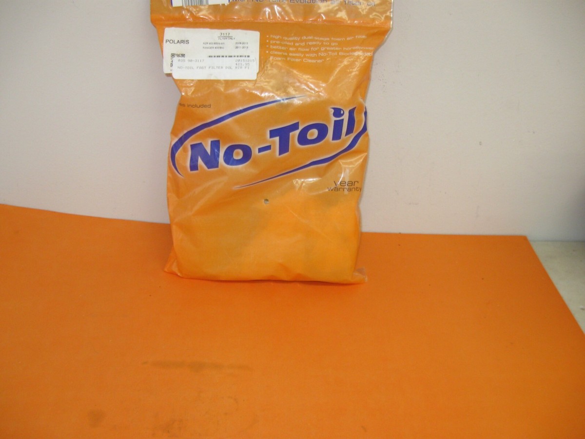 POLARIS 08 - 14 RZR800 11 - 17 RANGER 800 NO-TOIL AIR FILTER