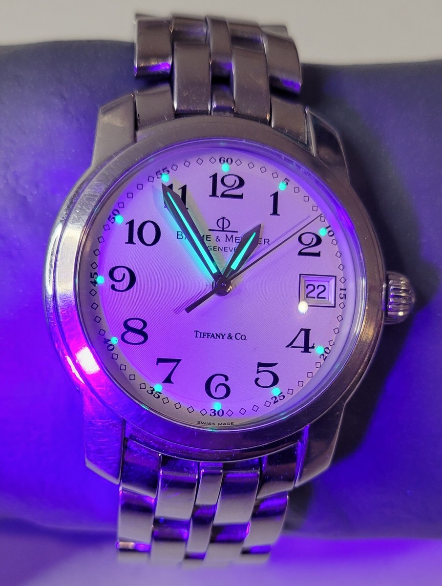 Rare Baume & Mercier Geneve with Tiffany&Co 37 mm Swiss Quartz