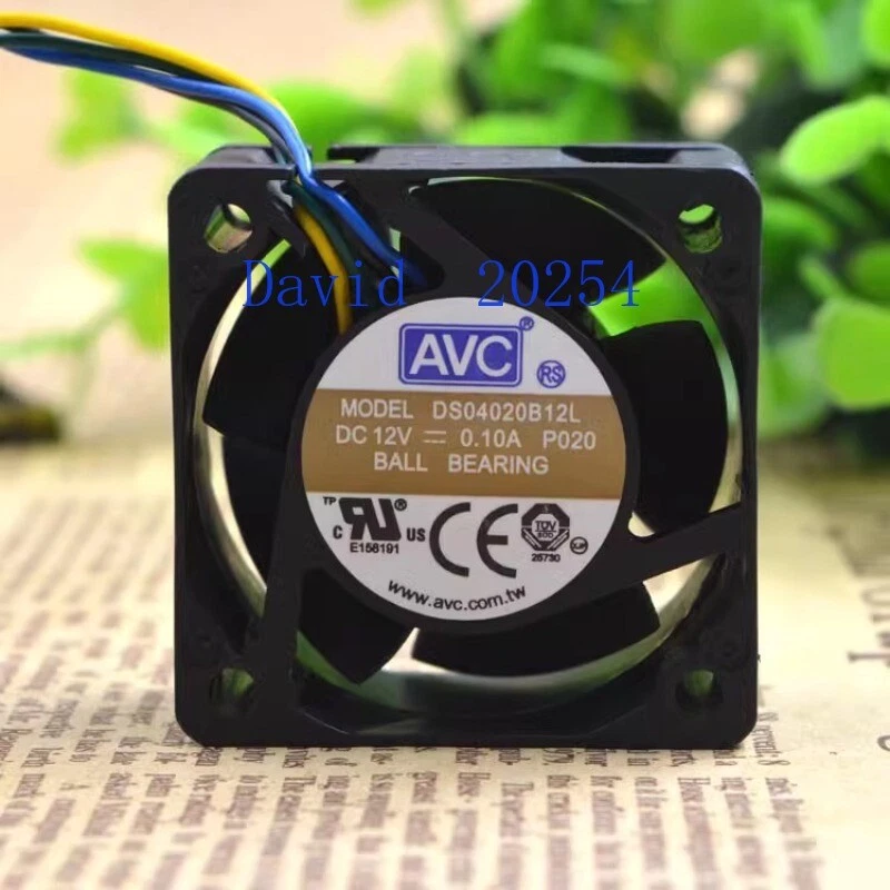 AVC Qihong 4cm 4020 12V 0.10A DS04020B12L 4-wire double ball cooling fan - Image 2 of 4