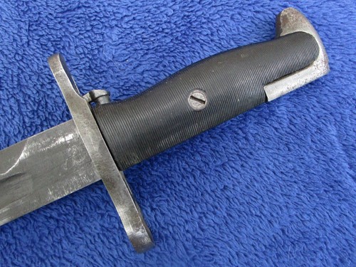 ORIGINAL US WW2 M1905/42 LONG BAYONET MADE BY UFH IN 1942 AND SCABBARD - 第 7/18 張圖片