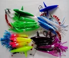 Daisy Chain Bait Rig Bird Tuna Marlin Fishing Trolling Lures Squid