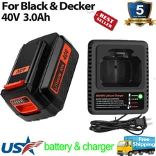 40V Lithium Battery for Black and Decker LBXR36 3.0AH 40 Volt Max LBX2040