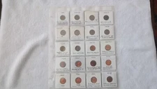 Set of 20 U.S. Error and Variety Lincoln Cents 1941-1995 # 3 See Description